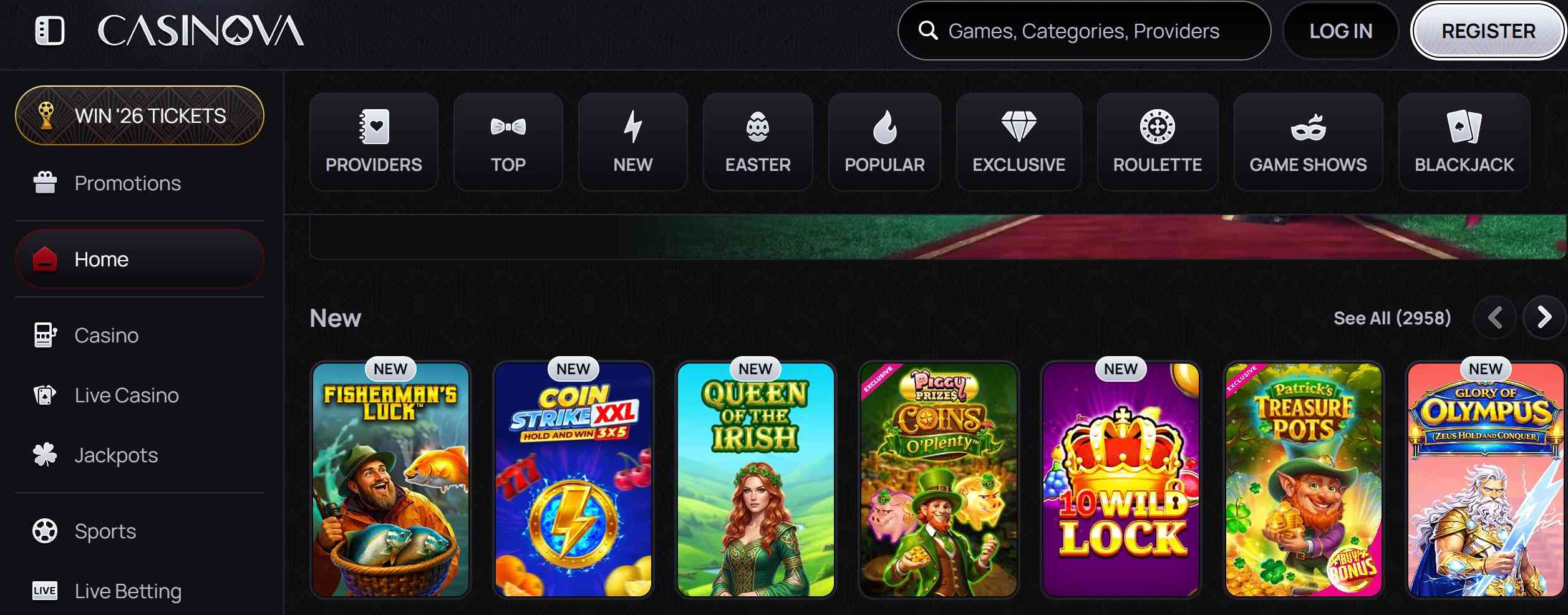 Casinova games