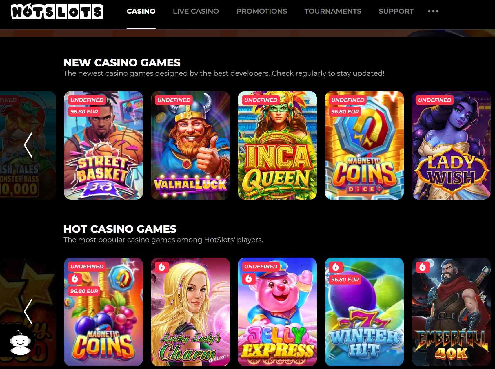 HotSlots games