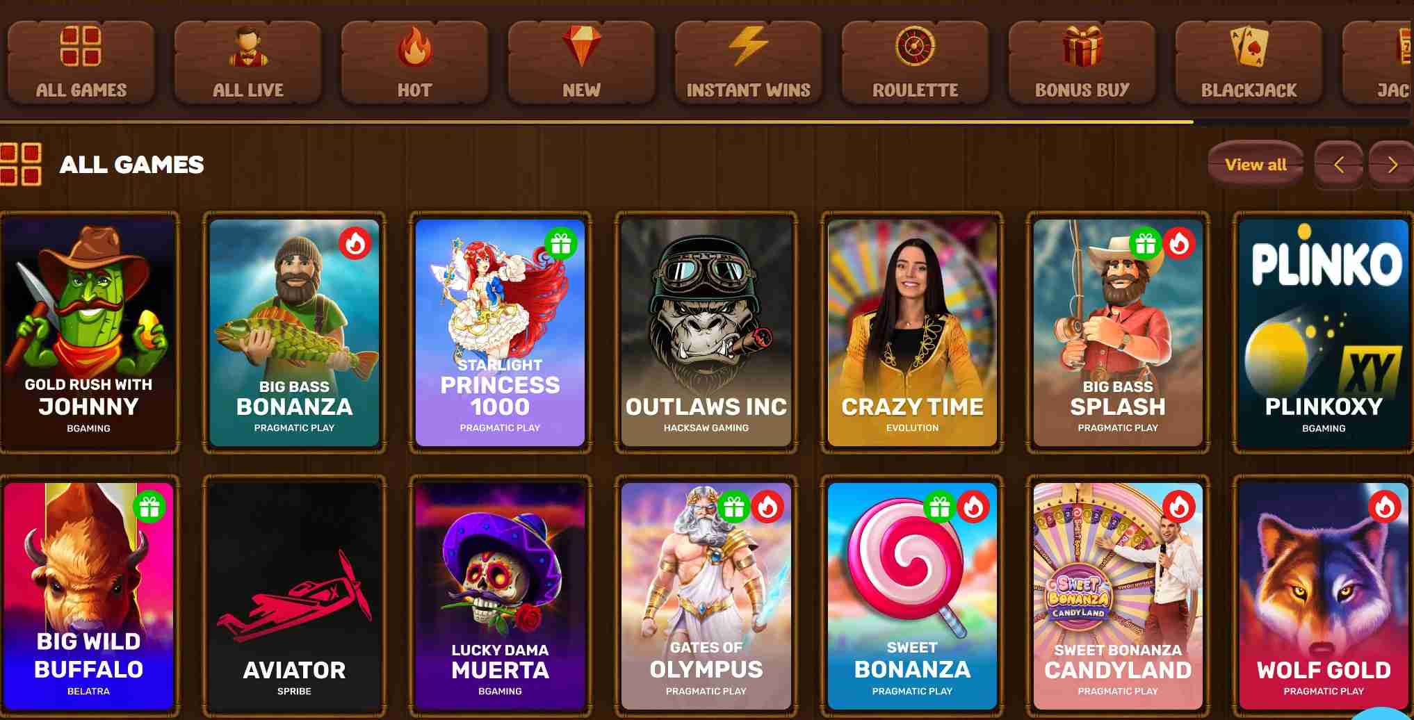 Asino Casino games